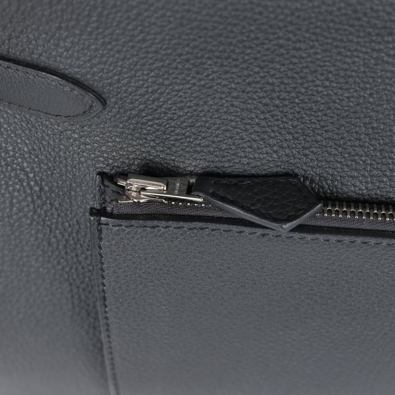 Hermes Kelly 42 Maxi Plomb Togo Palladium Hardware - Exclusu