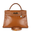 Hermes Kelly Retourne 32 Naturel Sable Chamonix Gold Hardware - Exclusu