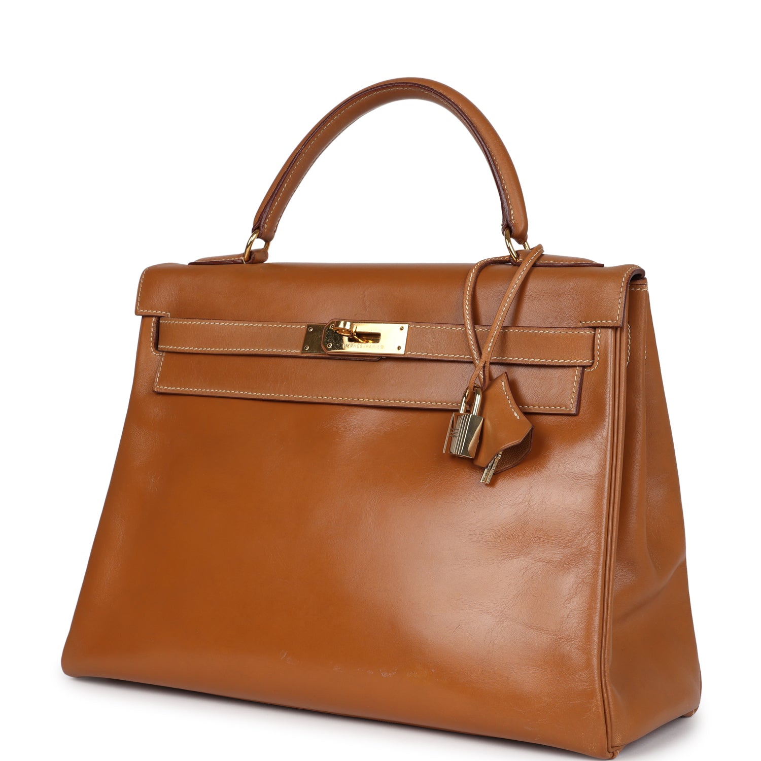 Hermes Kelly Retourne 32 Naturel Sable Chamonix Gold Hardware - Exclusu