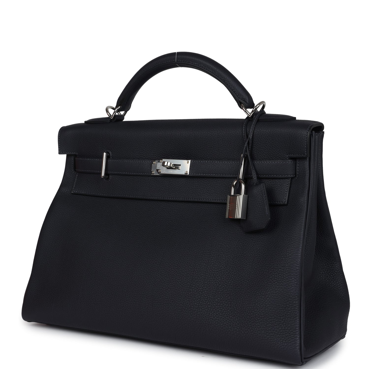 Hermes Kelly 42 Maxi Caban Togo Palladium Hardware - Exclusu