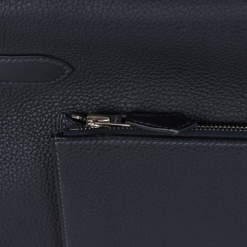 Hermes Kelly 42 Maxi Caban Togo Palladium Hardware - Exclusu