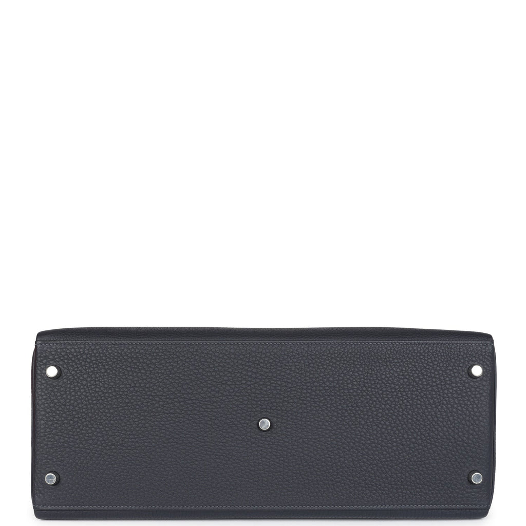 Hermes Kelly 42 Maxi Caban Togo Palladium Hardware - Exclusu