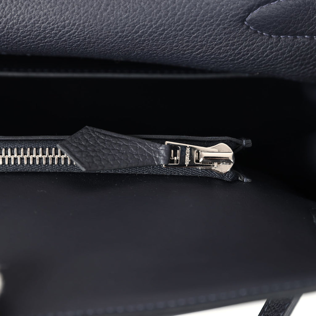 Hermes Kelly 42 Maxi Caban Togo Palladium Hardware - Exclusu