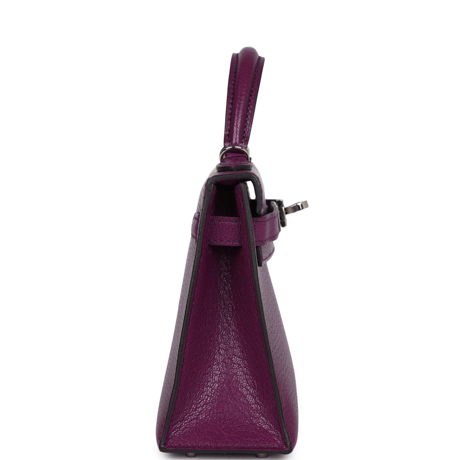 Hermes Kelly Sellier 20 Anemone Chevre Palladium Hardware - Exclusu