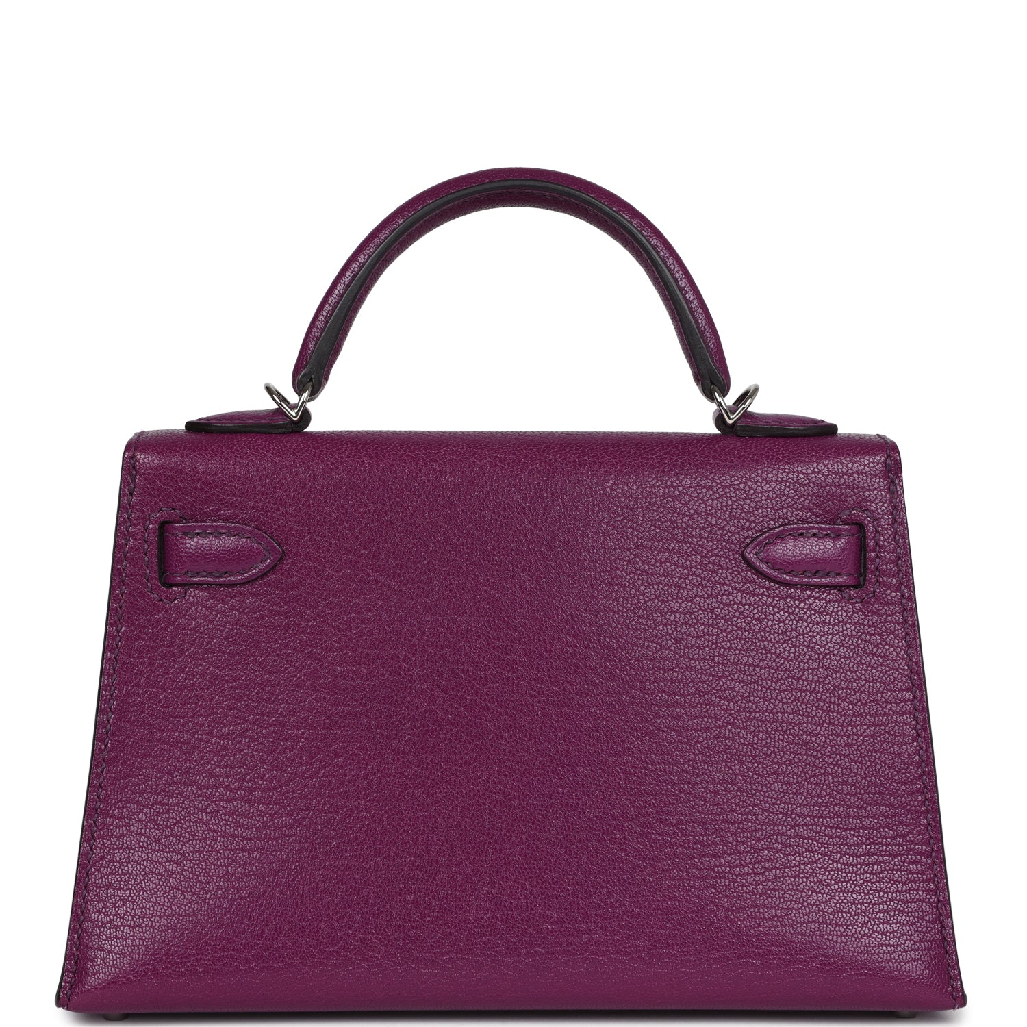 Hermes Kelly Sellier 20 Anemone Chevre Palladium Hardware - Exclusu