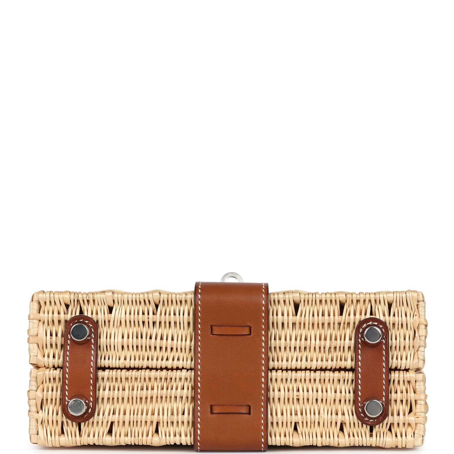 Hermes Mini Picnic Kelly 20 Fauve Barenia Palladium Hardware - Exclusu