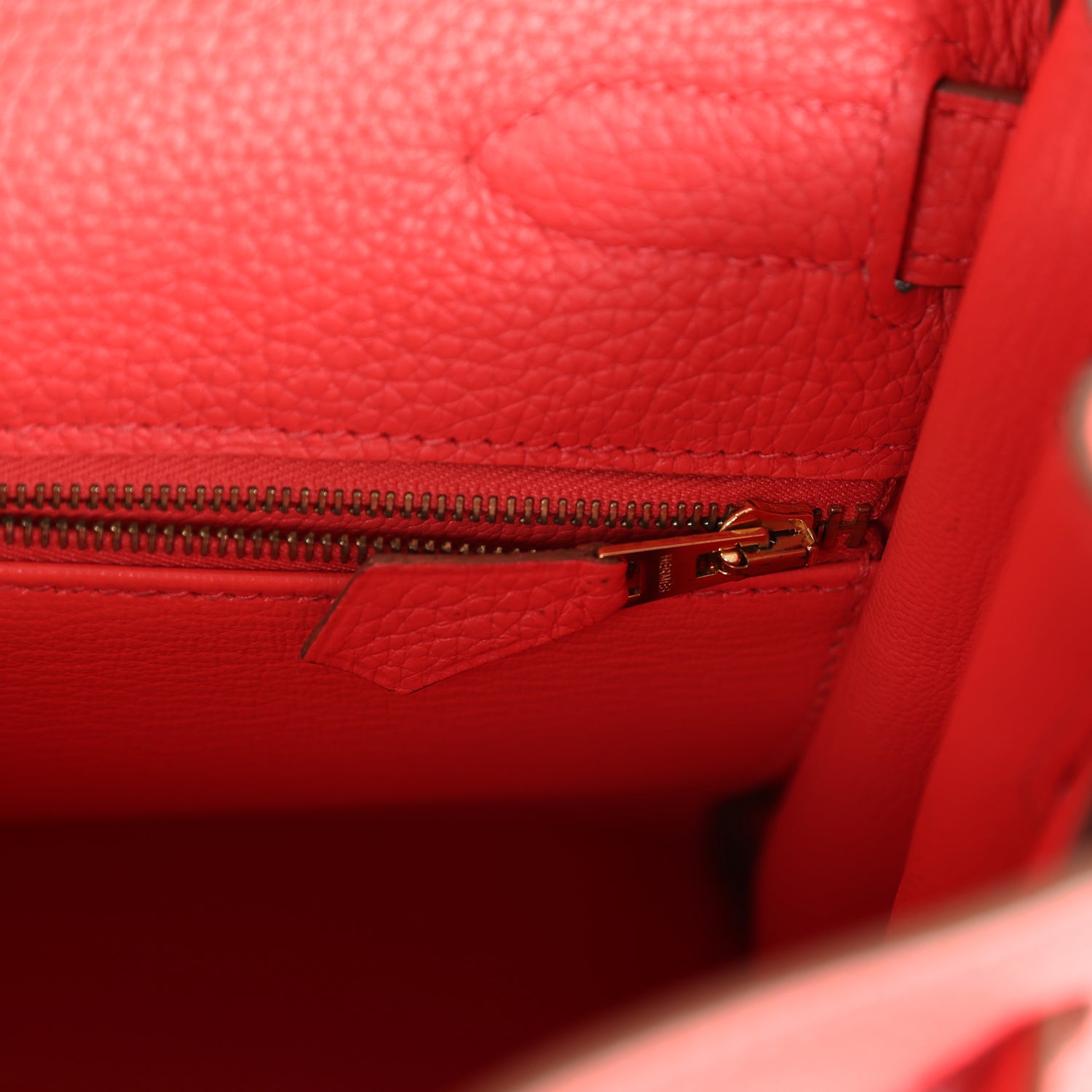 Hermes Kelly Retourne 28 Rose Jaipur Clemence Gold Hardware - Exclusu