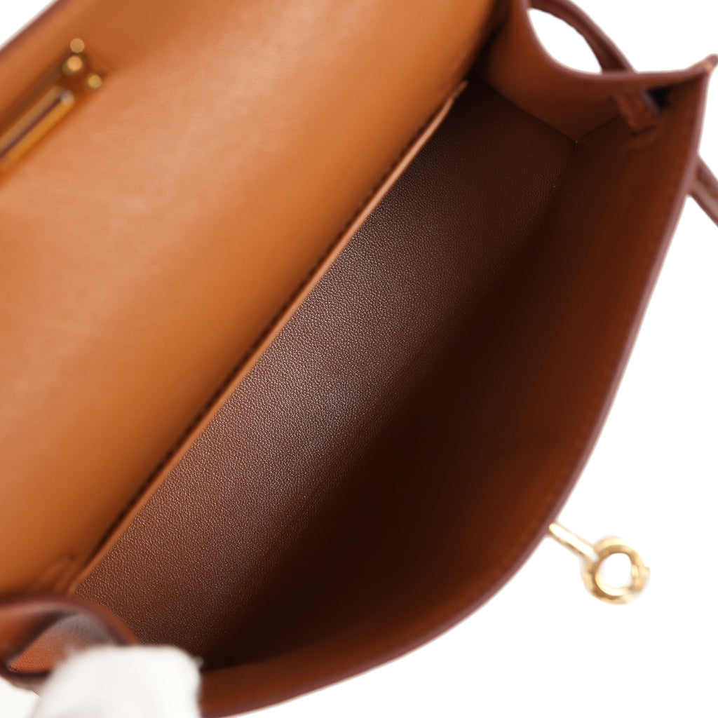 Hermes Kelly Sellier 20 Gold Madame and Matte Alligator Touch Gold Hardware - Exclusu