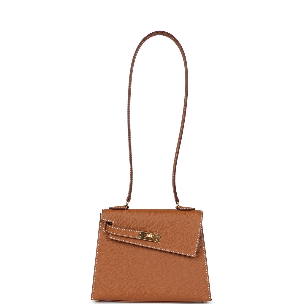 Hermes Kelly Sellier en Desordre 20 Gold Epsom Gold Hardware - Exclusu
