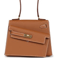 Hermes Kelly Sellier en Desordre 20 Gold Epsom Gold Hardware - Exclusu
