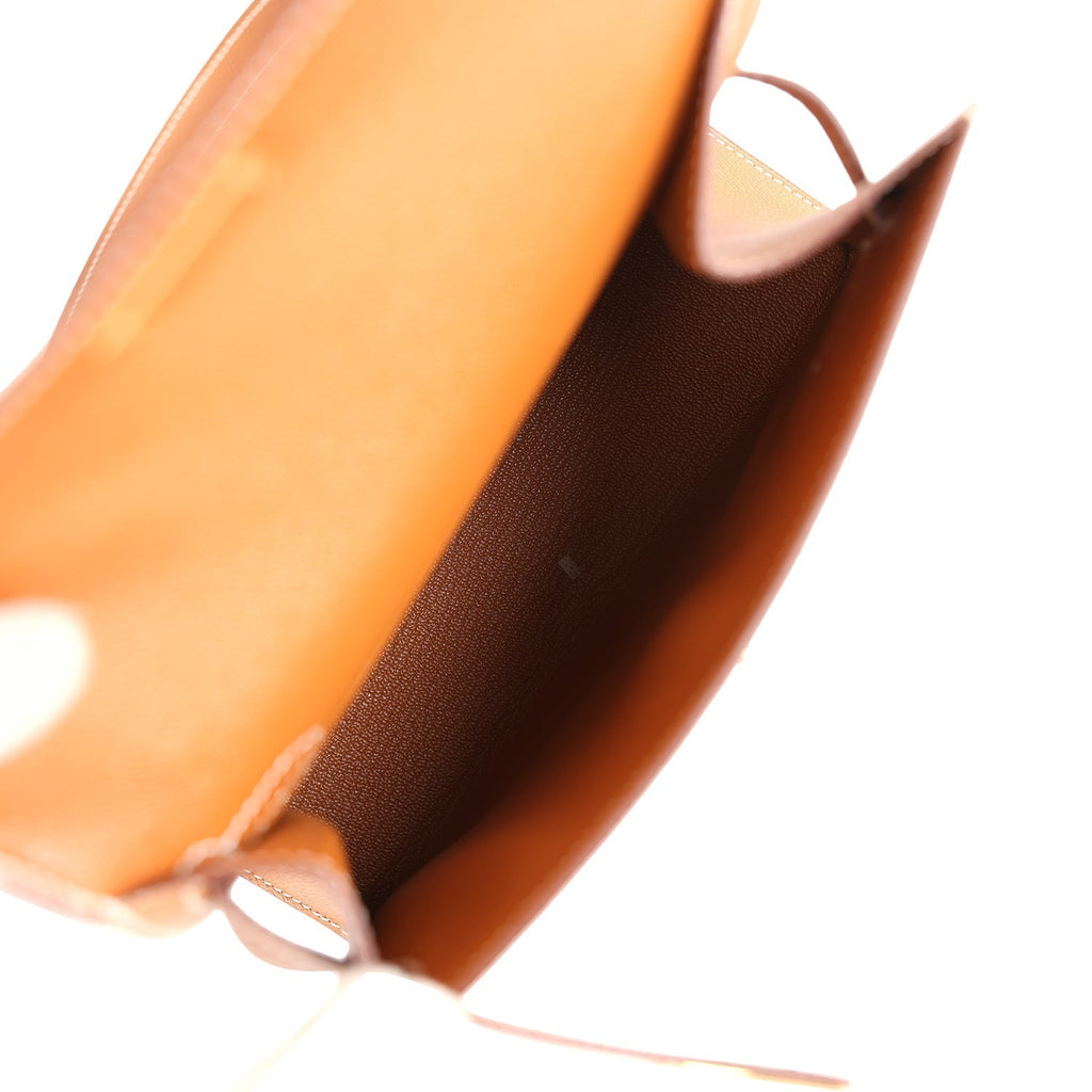 Hermes Kelly Sellier en Desordre 20 Gold Epsom Gold Hardware - Exclusu