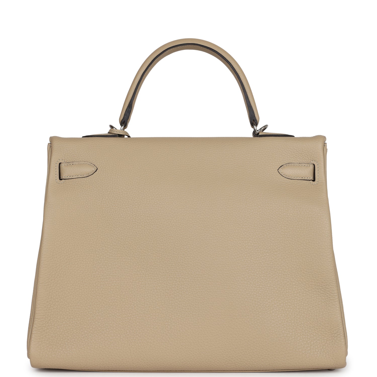 Hermes Kelly Retourne 35 Trench Togo Palladium Hardware - Exclusu