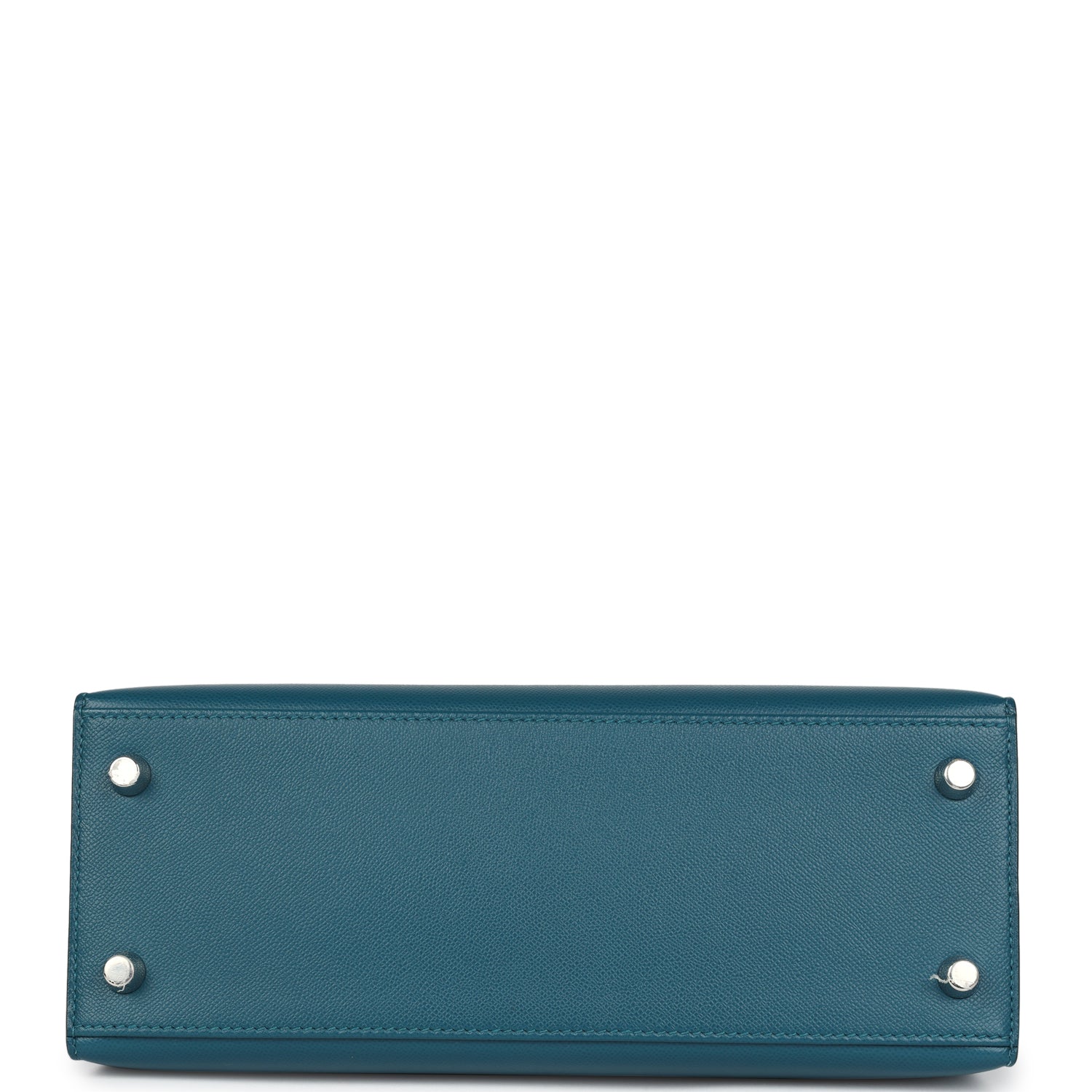 Hermes Kelly Sellier 25 Vert Bosphore Verso Madame Palladium Hardware - Exclusu