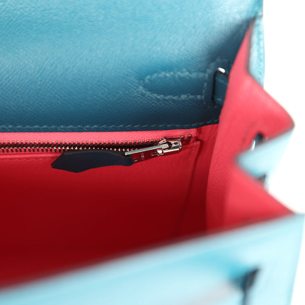 Hermes Kelly Sellier 25 Vert Bosphore Verso Madame Palladium Hardware - Exclusu