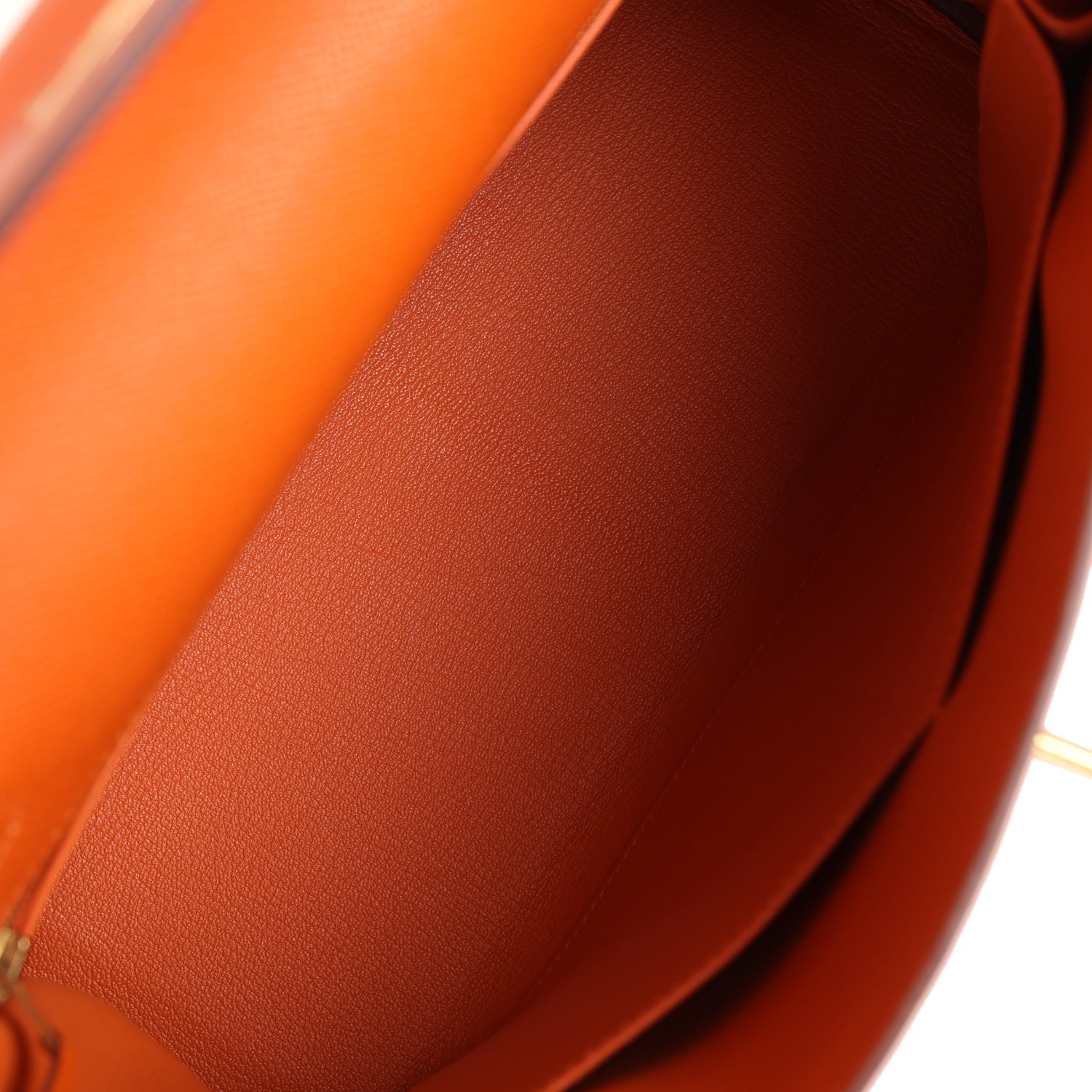 Hermes Kelly Retourne 32 Orange H Epsom Gold Hardware - Exclusu