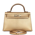 Hermes Kelly Sellier 20 Dore Chevre Chamkilight Permabrass Hardware - Exclusu