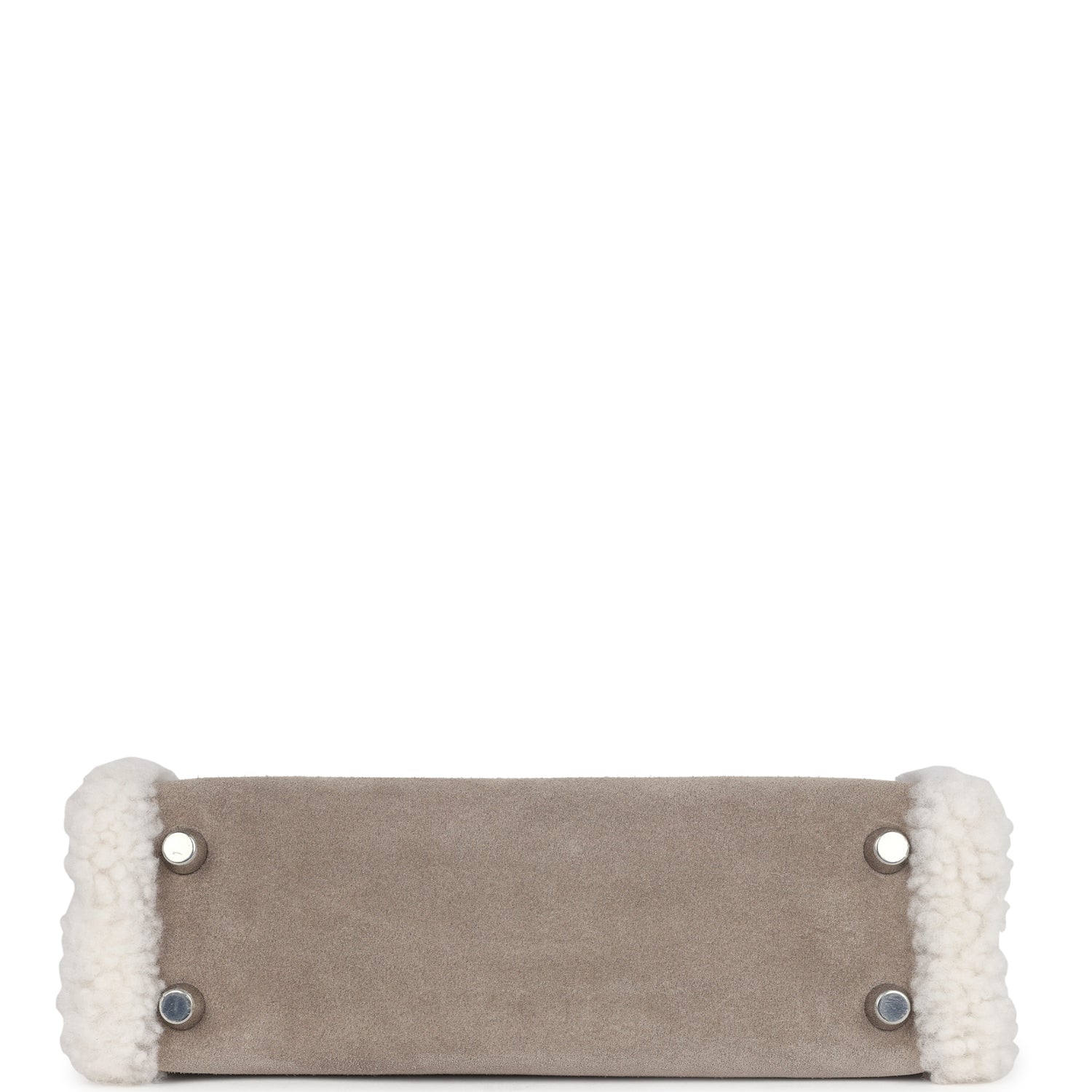 Hermes Teddy Kelly 20 Gris Caillou and Etoupe Swift Palladium Hardware - Exclusu