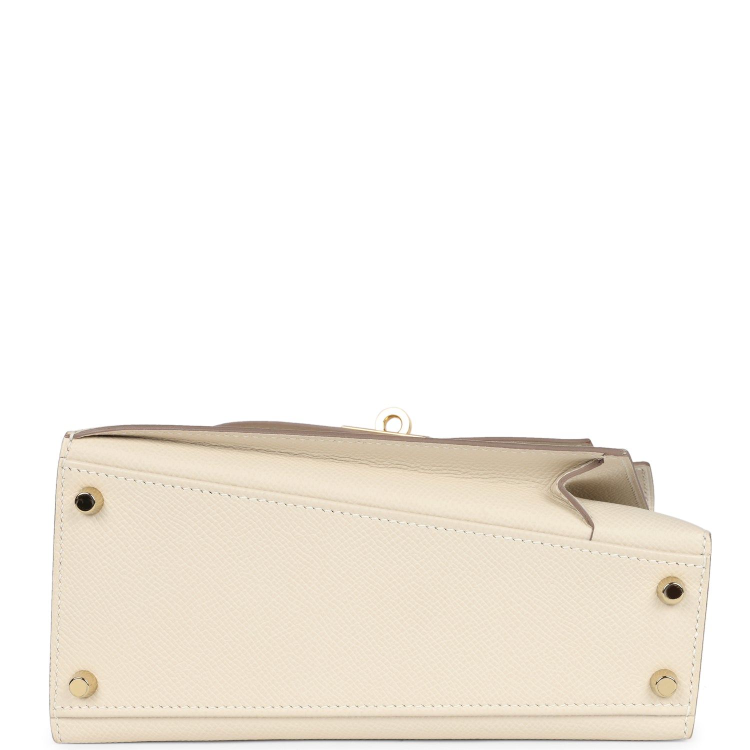 Hermes Kelly Sellier en Desordre 20 Craie Epsom Gold Hardware - Exclusu