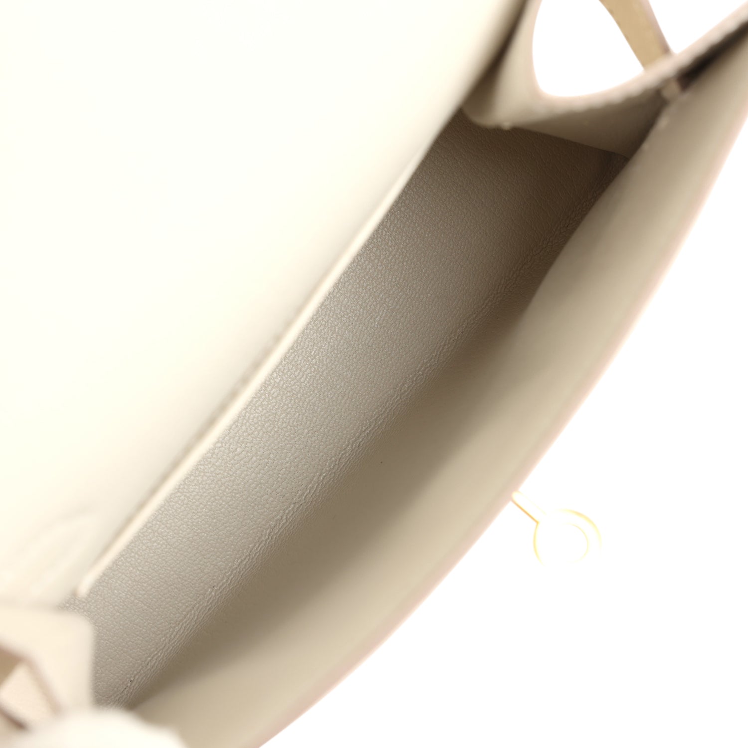 Hermes Kelly Sellier en Desordre 20 Craie Epsom Gold Hardware - Exclusu