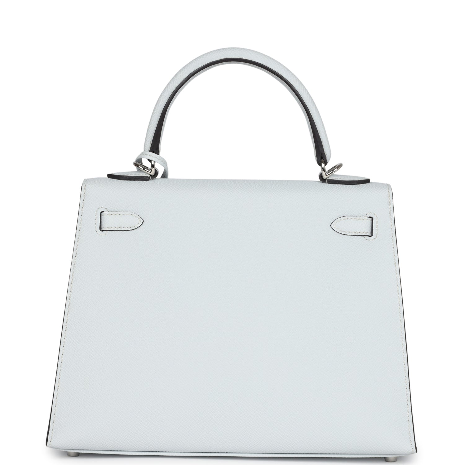 Hermes Kelly Sellier 25 Gris Platine Epsom Electrum Hardware - Exclusu