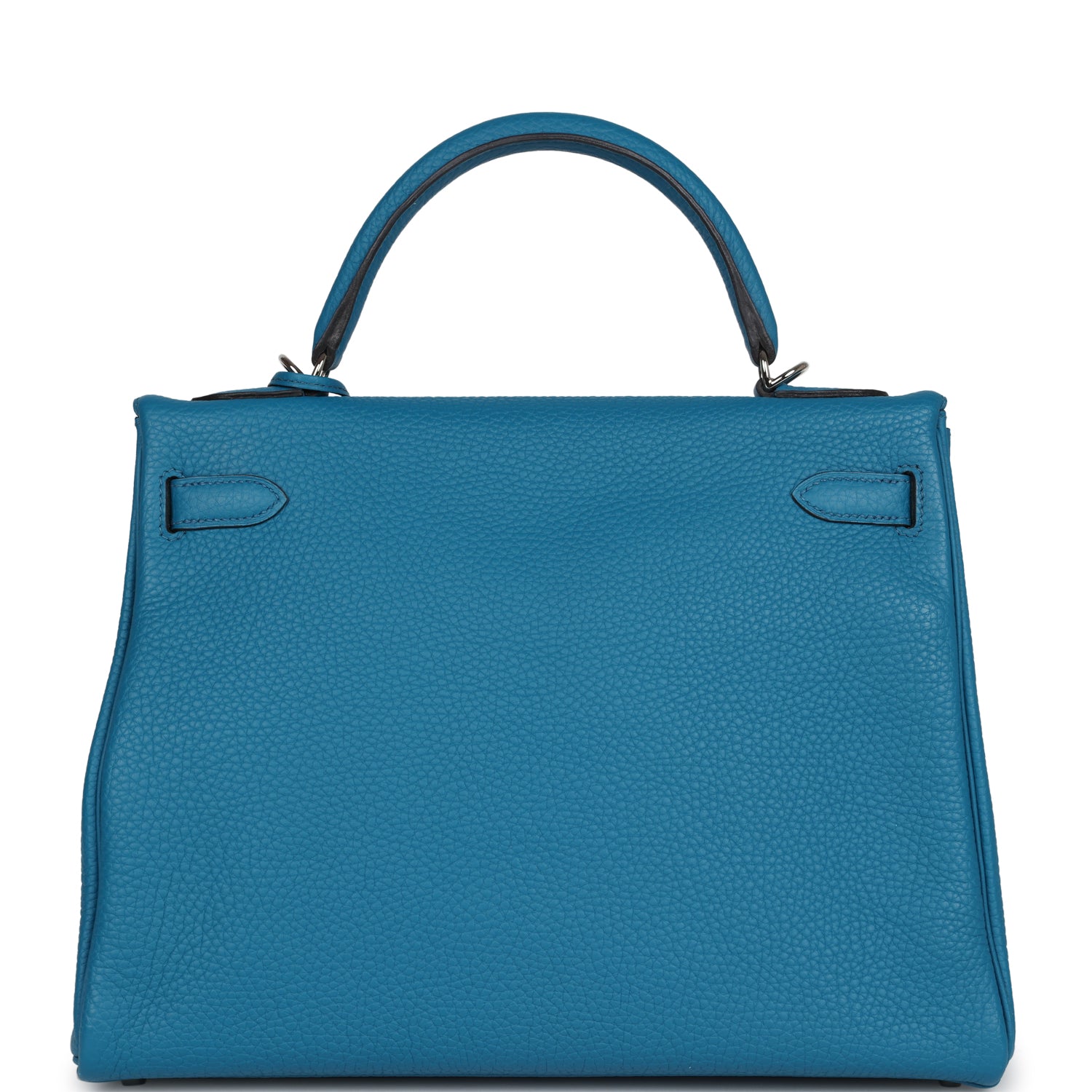 Hermes Kelly Retourne 32 Cobalt Clemence Palladium Hardware - Exclusu