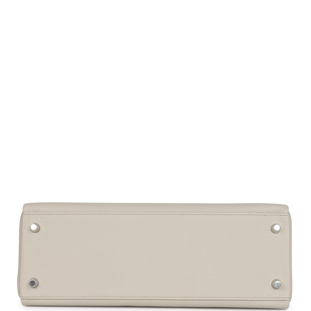 Hermes Kelly Retourne 32 Beton Togo Palladium Hardware - Exclusu