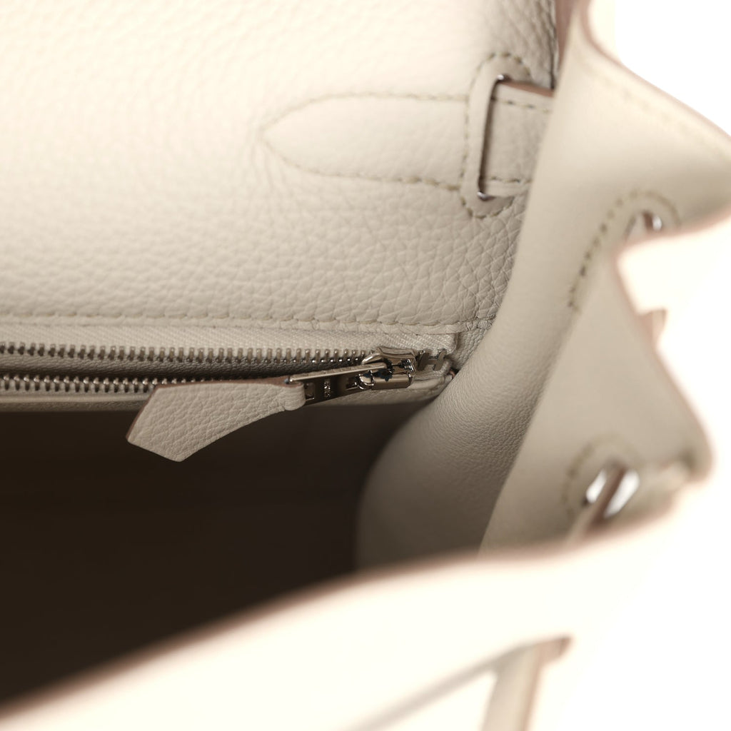 Hermes Kelly Retourne 32 Beton Togo Palladium Hardware - Exclusu