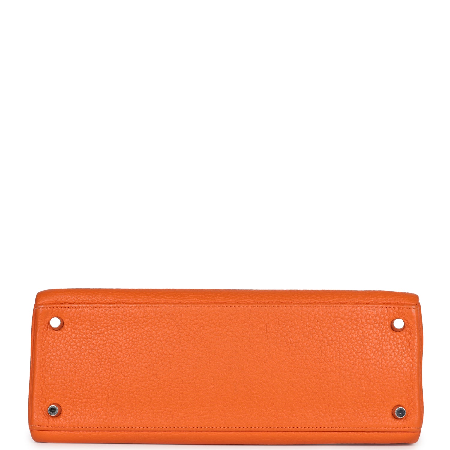 Hermes Kelly Retourne 32 Orange Togo Palladium Hardware - Exclusu