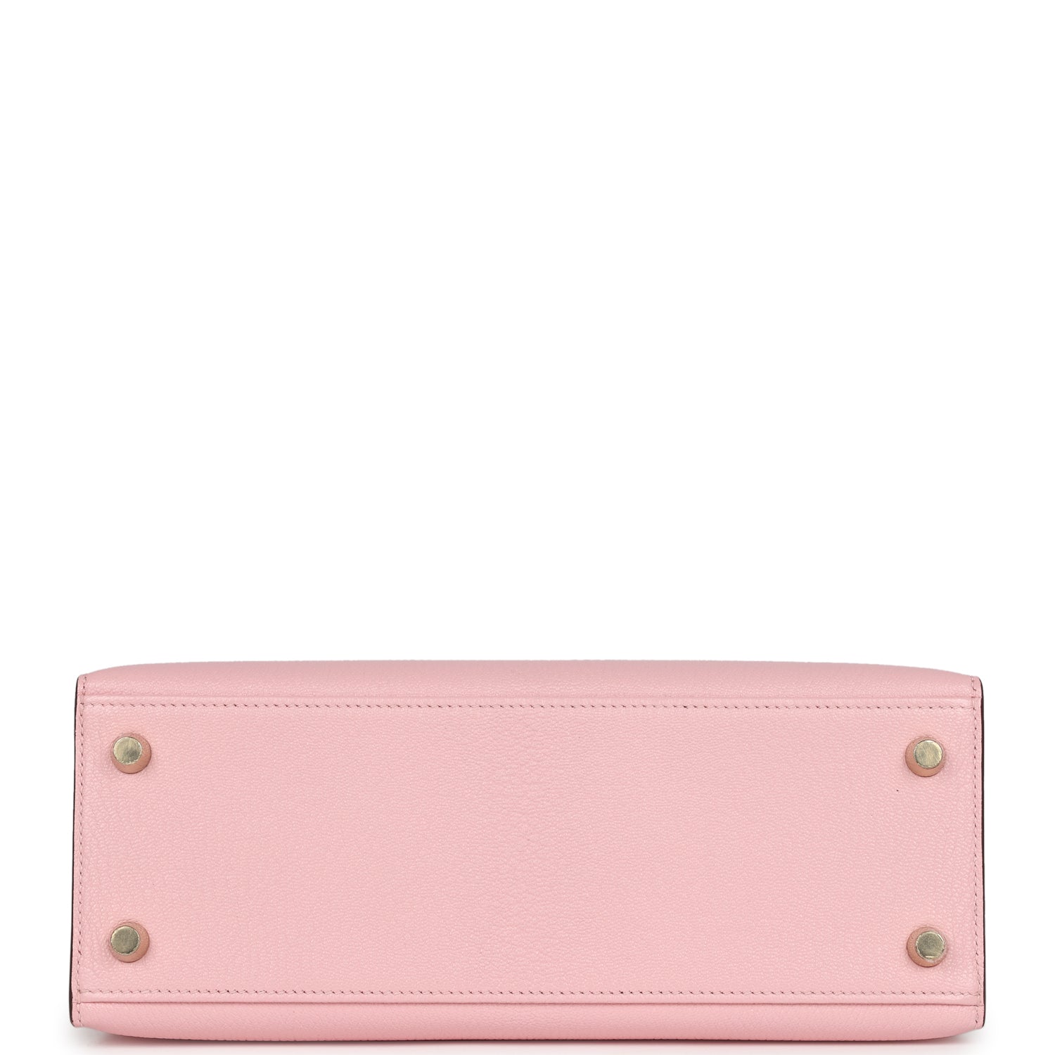 Hermes Kelly Sellier 25 Rose Sakura and Nata Chevre Gold Hardware - Exclusu