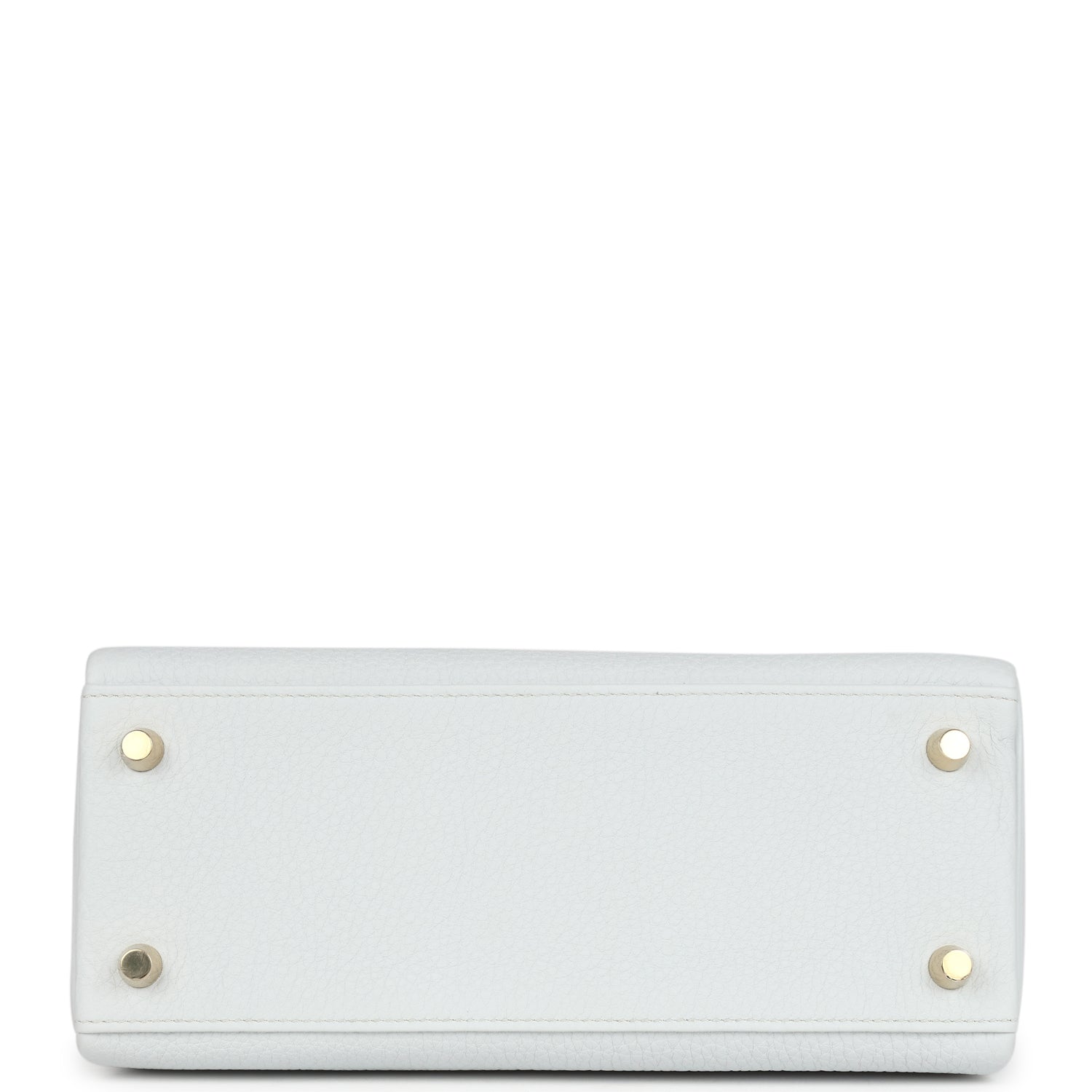 Hermes Kelly Retourne 25 Gris Platine Togo Permabrass Hardware - Exclusu