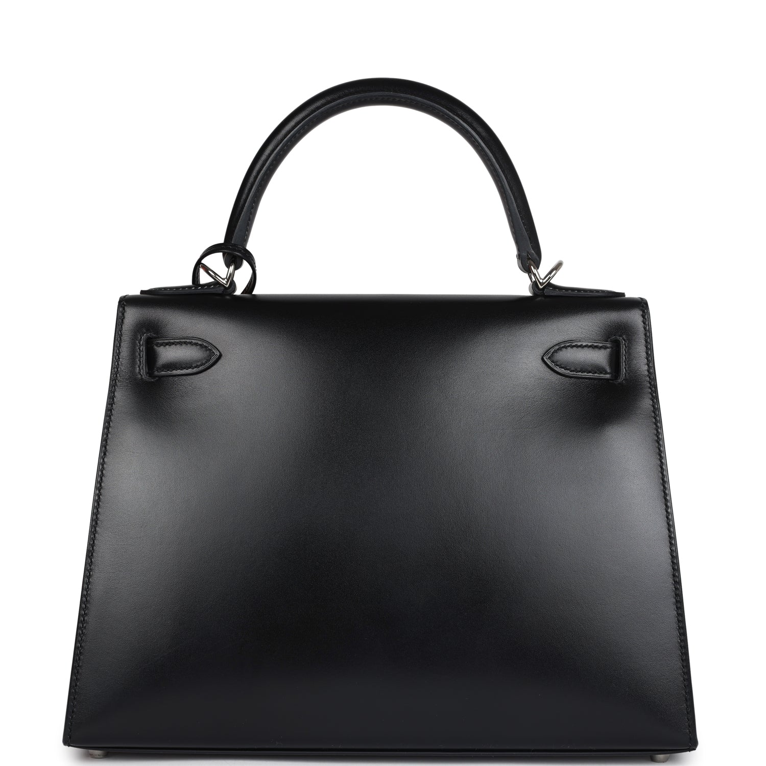 Hermes Kelly Sellier 28 Black Box Palladium Hardware - Exclusu