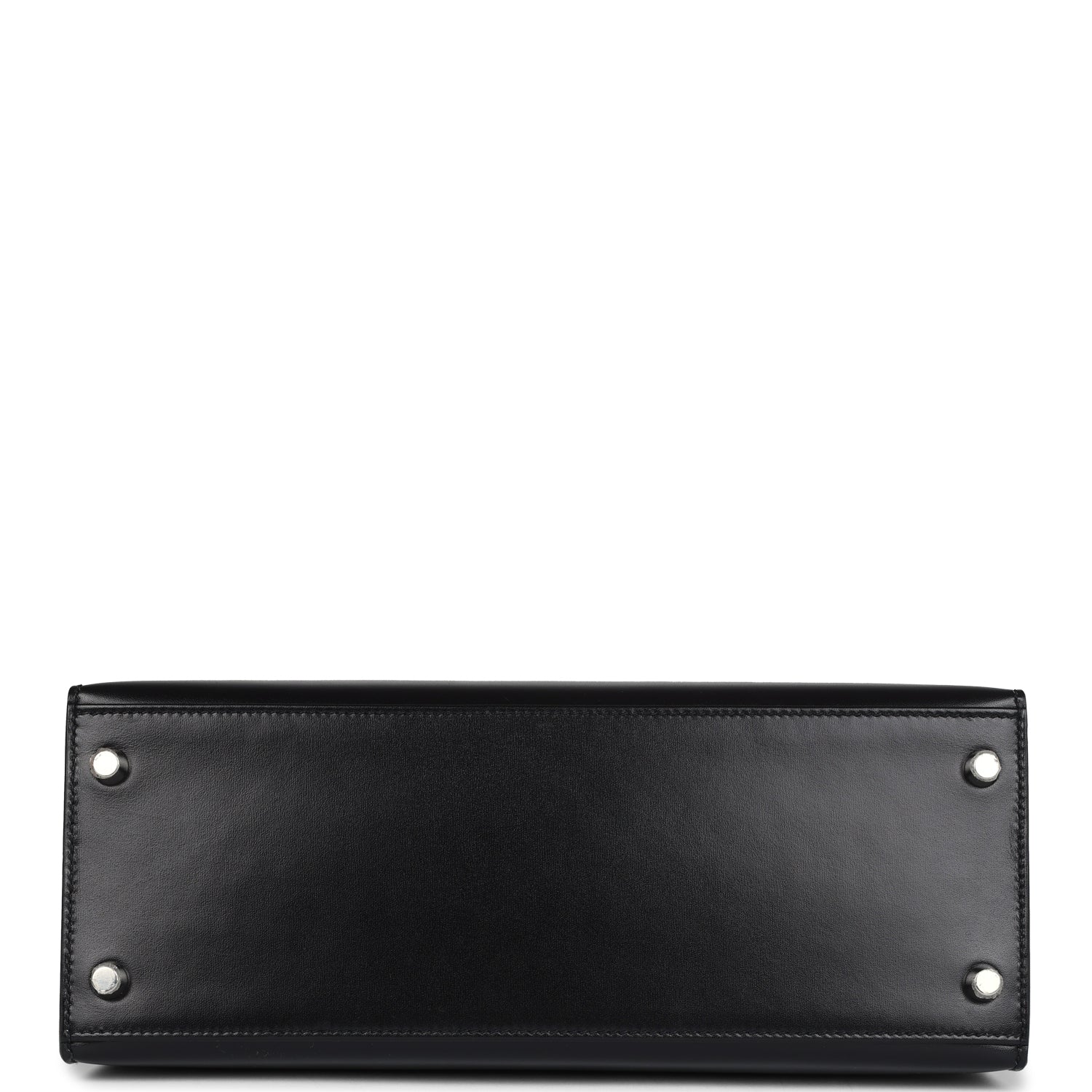 Hermes Kelly Sellier 28 Black Box Palladium Hardware - Exclusu