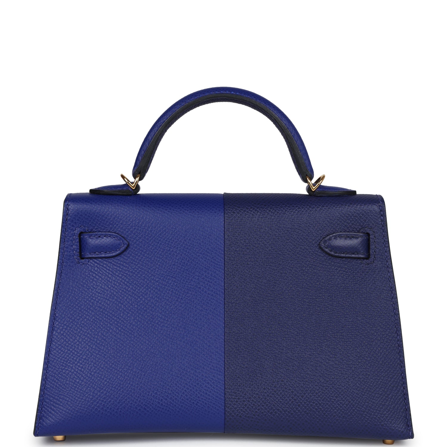 Hermes Casaque Kelly Sellier 20 Bleu Electric and Bleu Encre Epsom Gold Hardware - Exclusu
