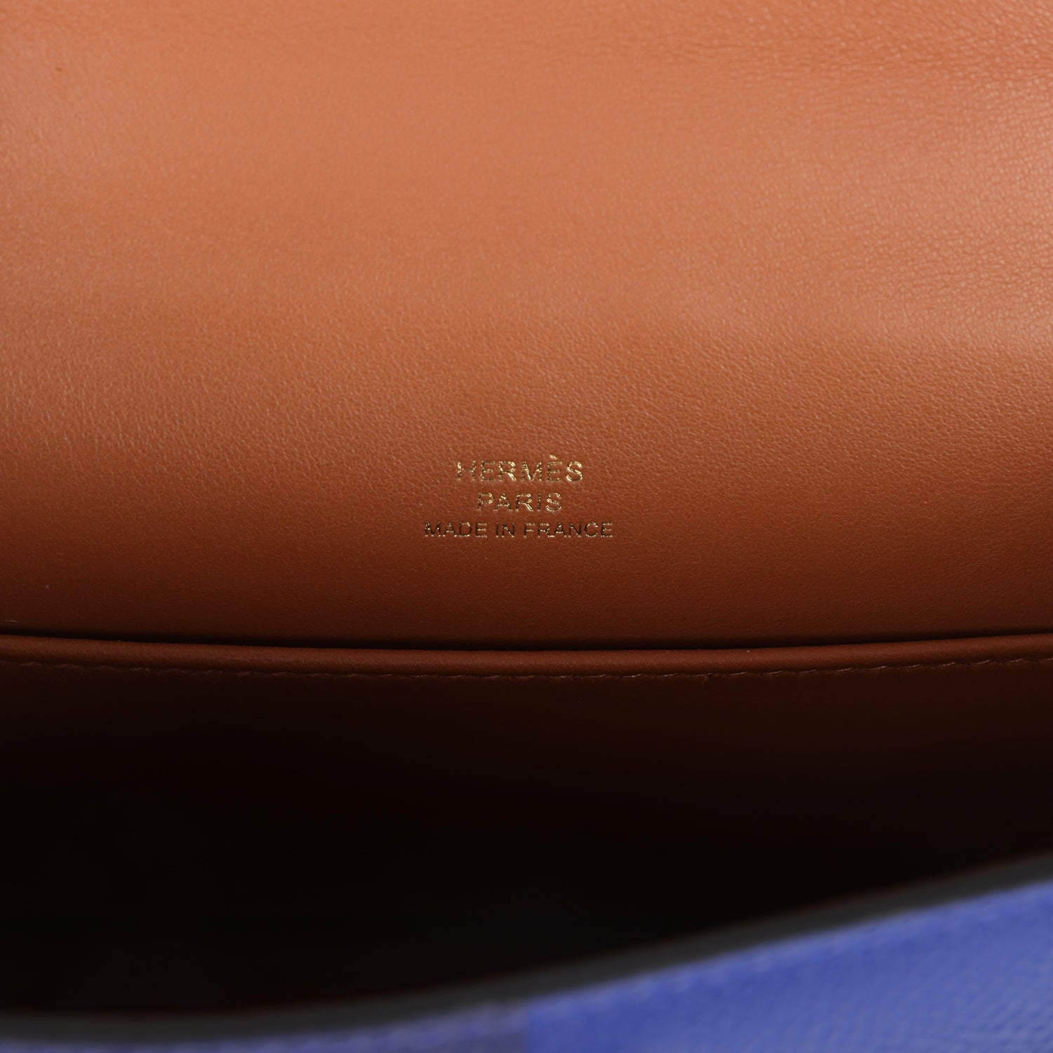 Hermes Casaque Kelly Sellier 20 Bleu Electric and Bleu Encre Epsom Gold Hardware - Exclusu