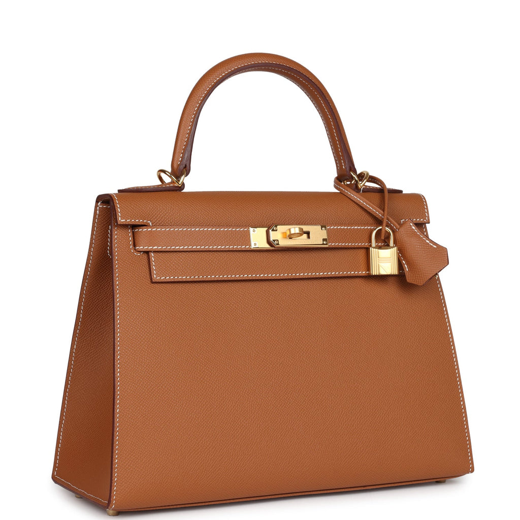 Hermes Kelly Sellier 28 Gold Epsom Gold Hardware - Exclusu
