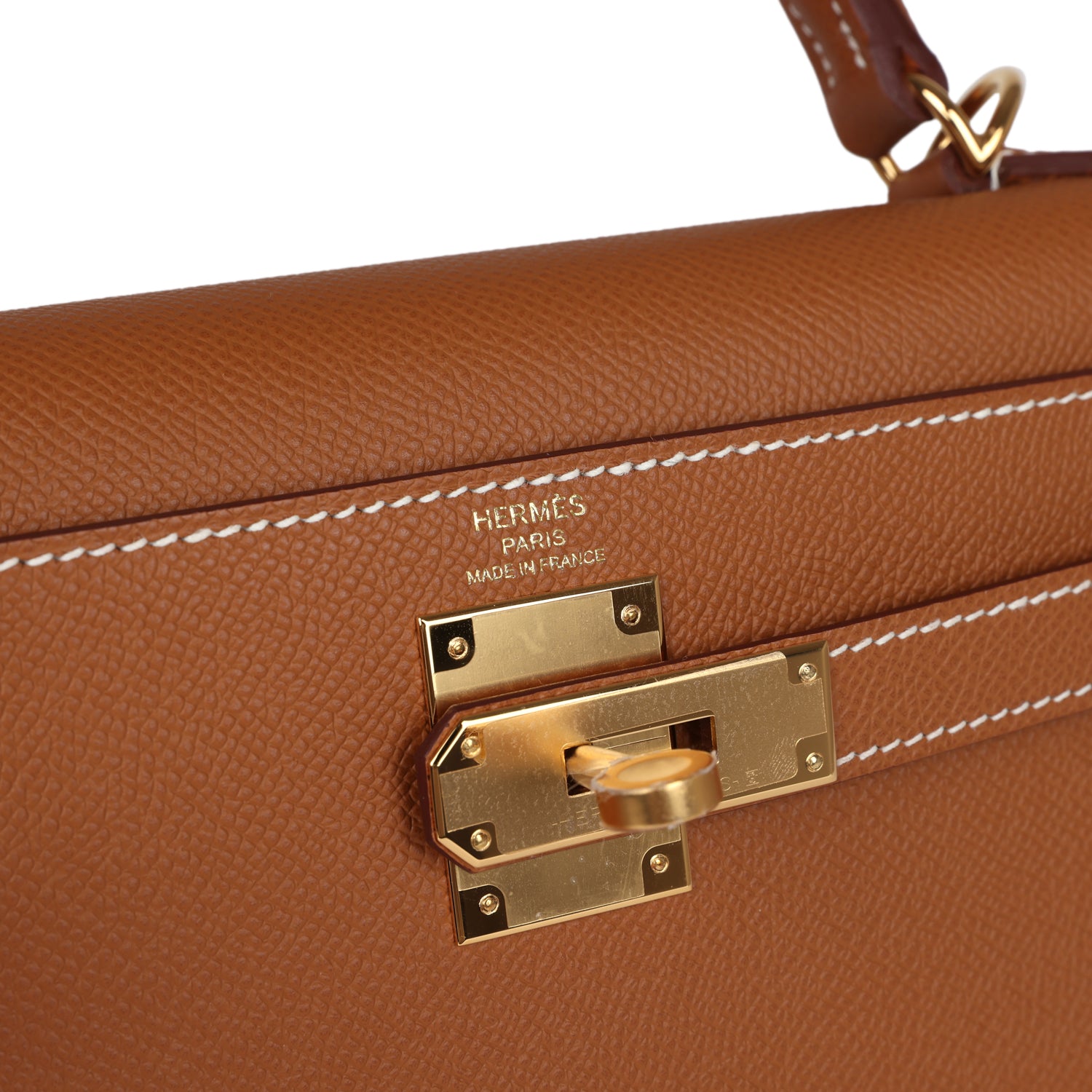 Hermes Kelly Sellier 28 Gold Epsom Gold Hardware - Exclusu