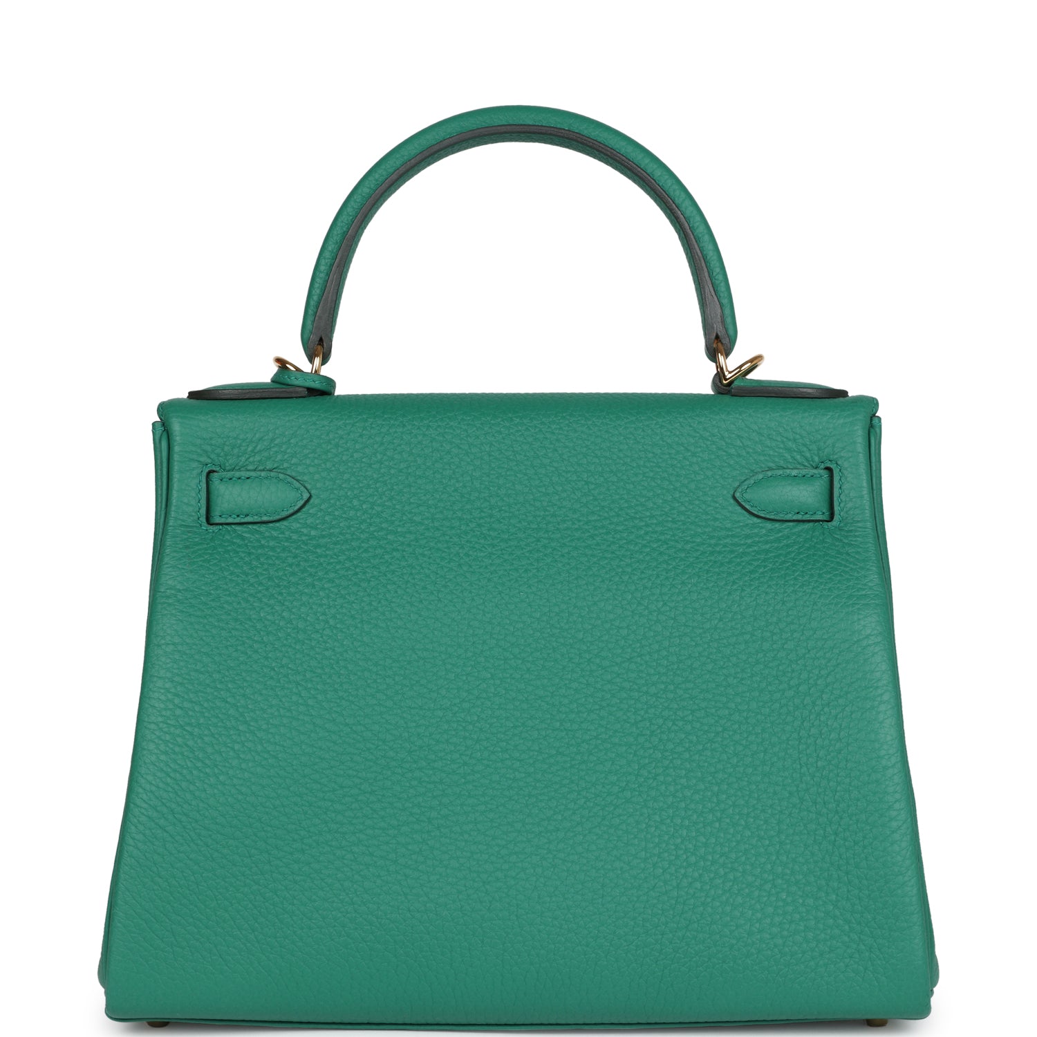 Hermes Kelly Retourne 28 Vert Vertigo Clemence Gold Hardware - Exclusu