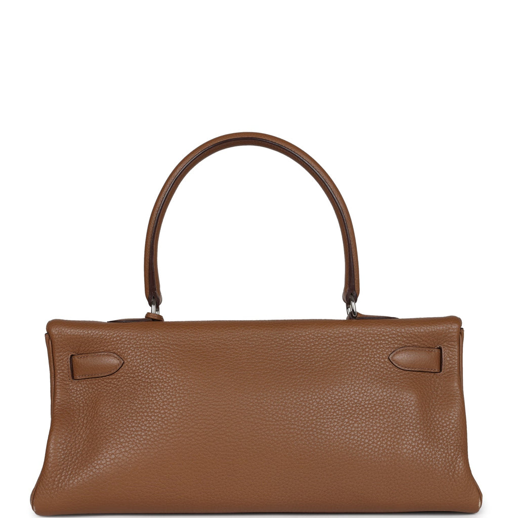 Hermes Fringe Shoulder Kelly 42 JPG Alezan Clemence Palladium Hardware - Exclusu