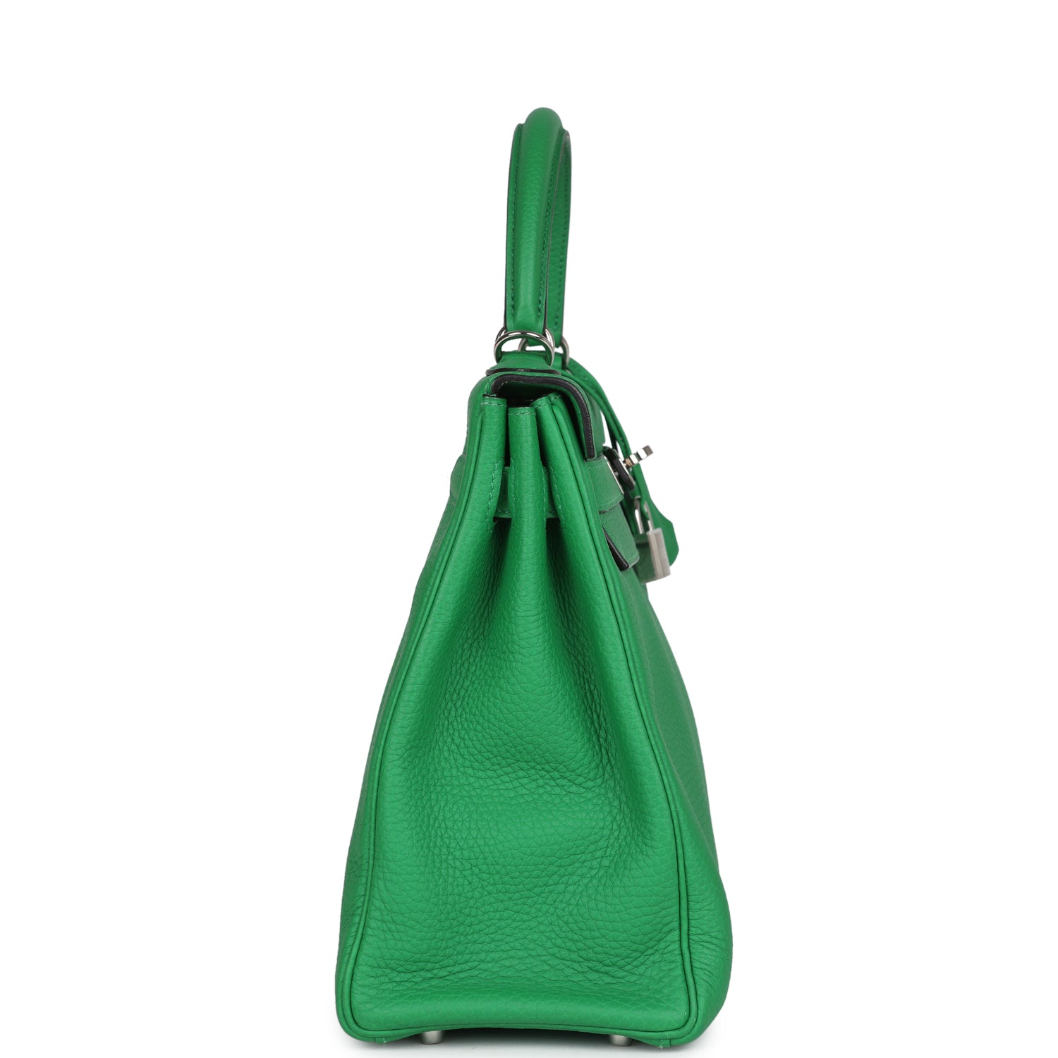 Hermes Kelly Retourne 32 Bambou Togo Palladium Hardware - Exclusu