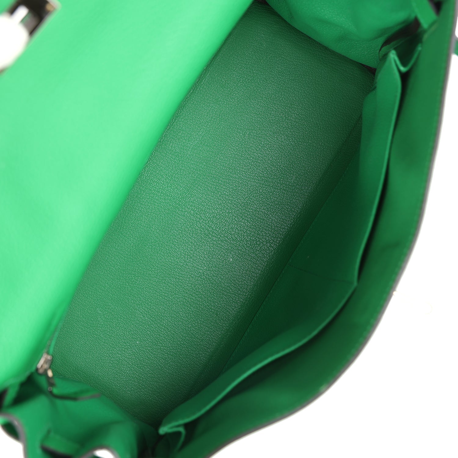 Hermes Kelly Retourne 32 Bambou Togo Palladium Hardware - Exclusu