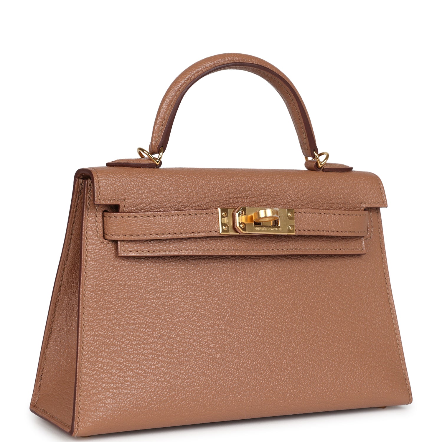 Hermes Kelly Sellier 20 Quebracho Chevre Gold Hardware - Exclusu