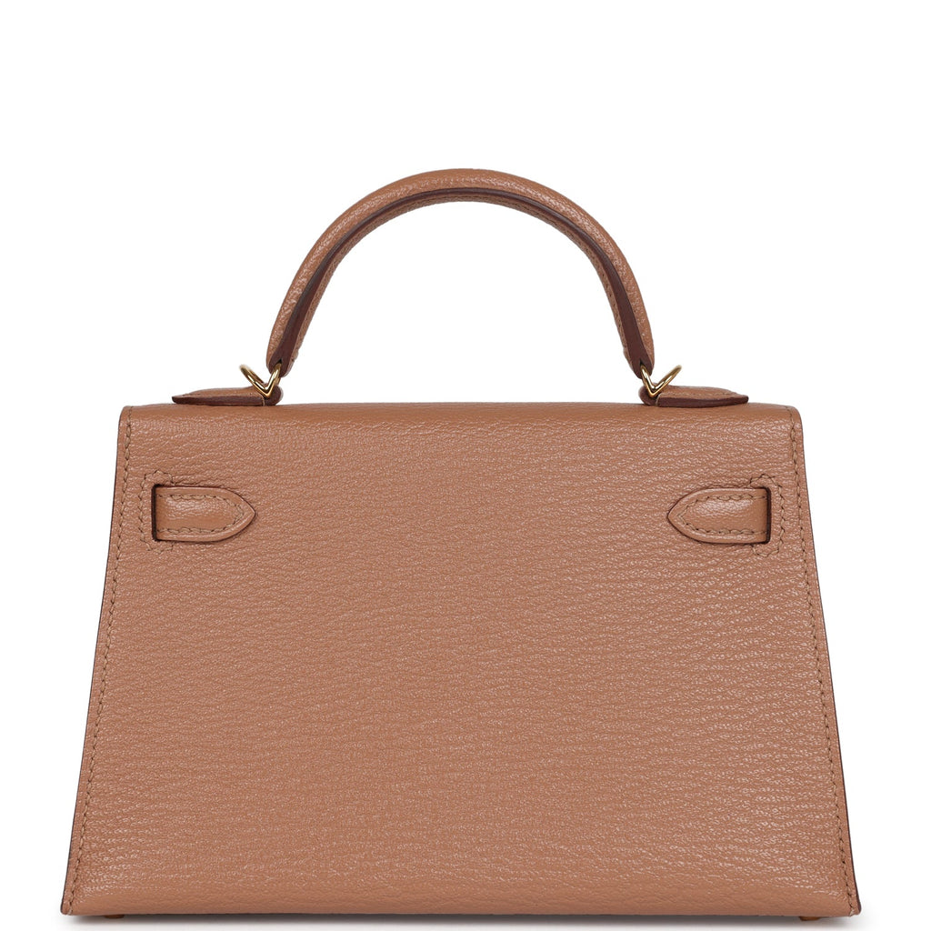 Hermes Kelly Sellier 20 Quebracho Chevre Gold Hardware - Exclusu