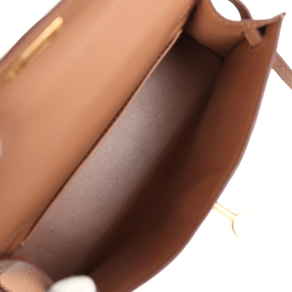 Hermes Kelly Sellier 20 Quebracho Chevre Gold Hardware - Exclusu