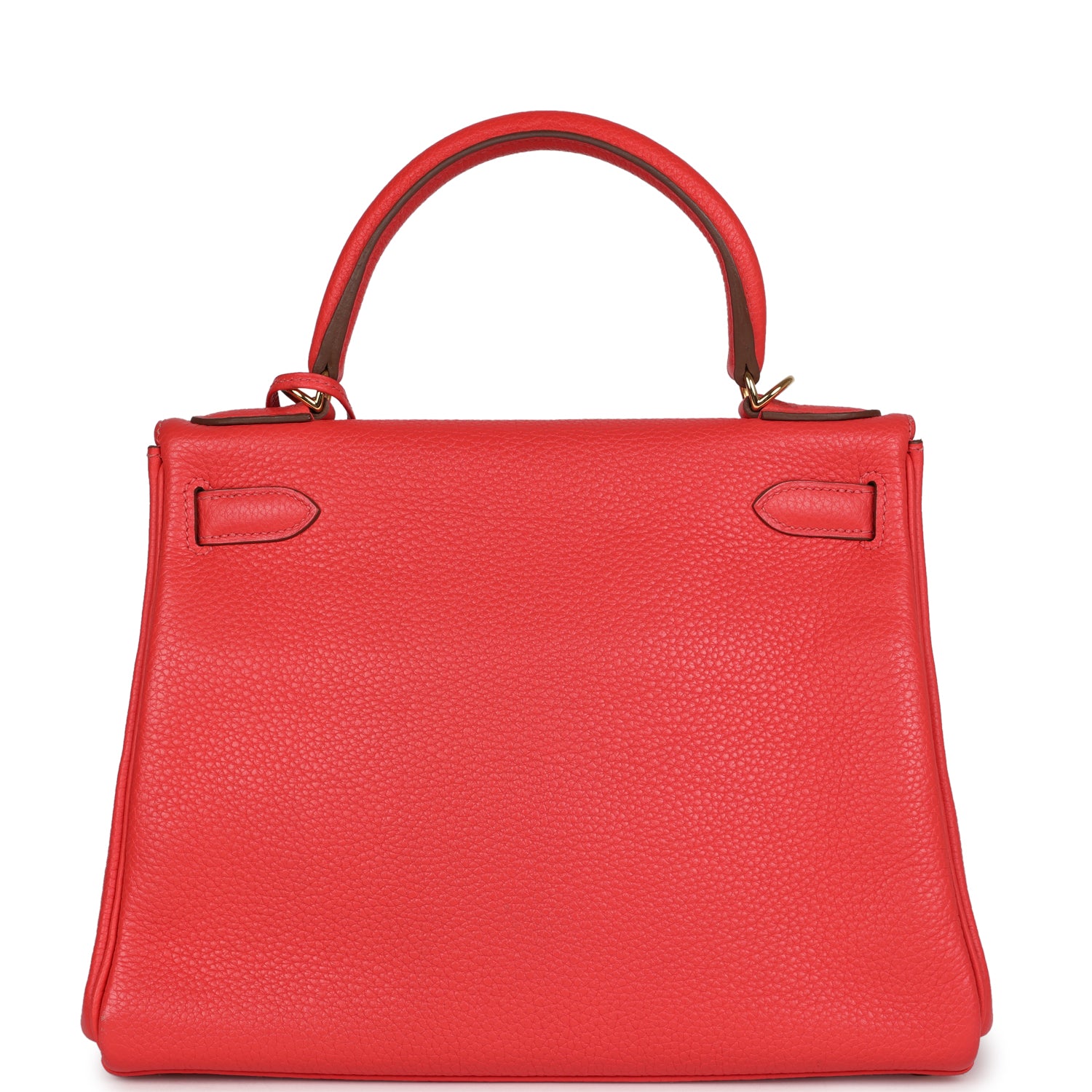 Hermes Kelly Retourne 28 Rose Jaipur Clemence Gold Hardware - Exclusu