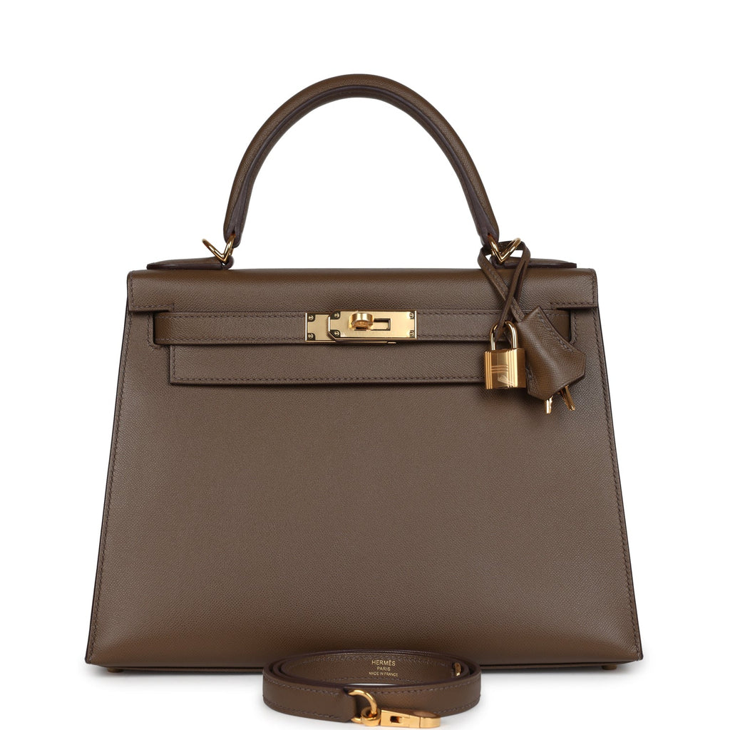 Hermes Kelly Sellier 28 Toundra Madame Gold Hardware - Exclusu