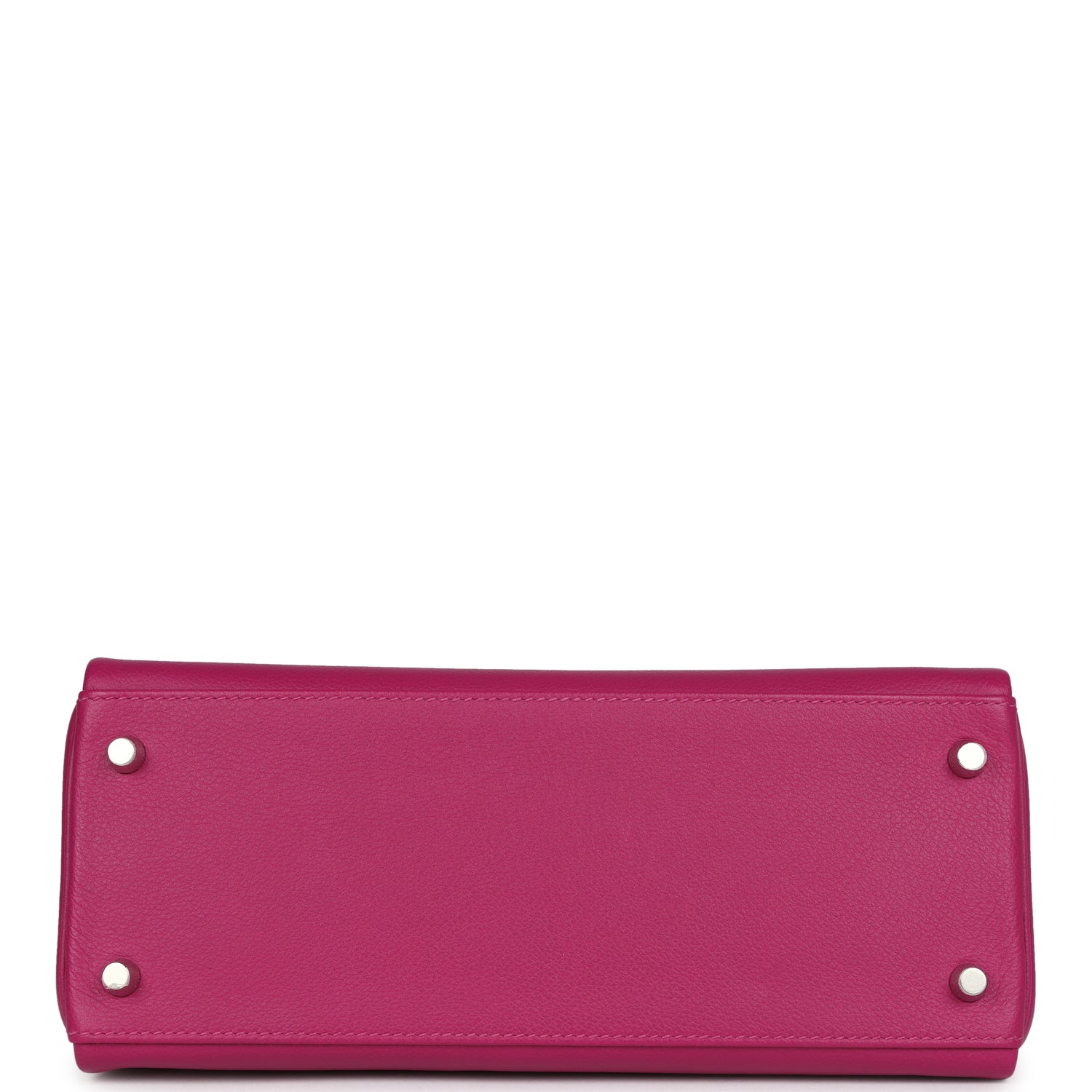 Hermes Kelly Retourne 28 Rose Poupre Evercolor Palladium Hardware - Exclusu