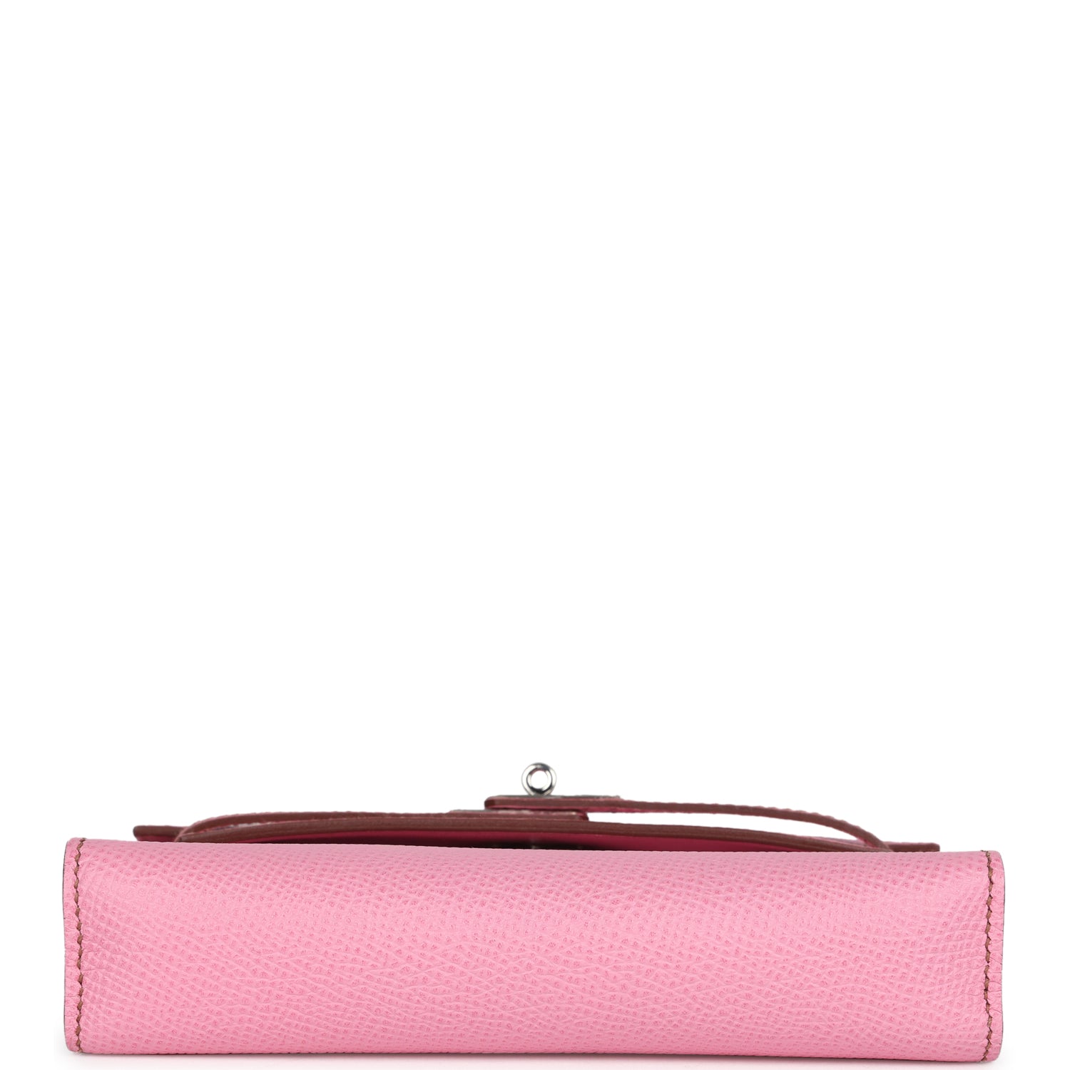 Hermes Micro Kelly 15 Bubblegum Epsom Palladium Hardware - Exclusu
