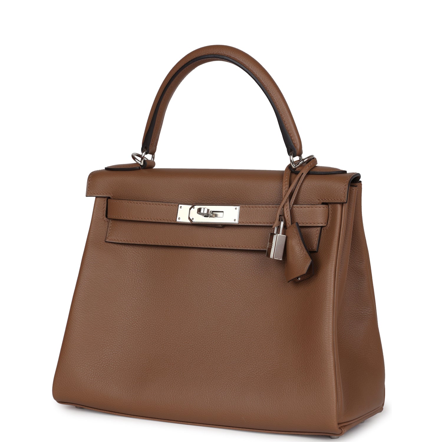 Hermes Kelly Retourne 28 Alezan Evercolor Palladium Hardware - Exclusu