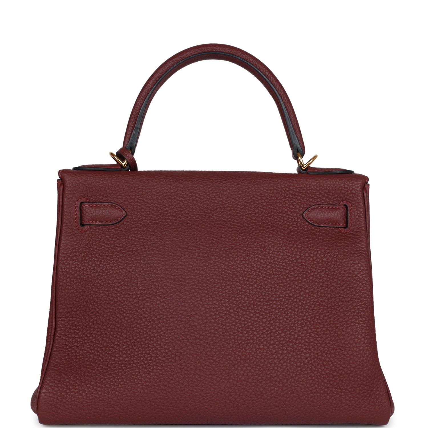 Hermes Kelly Retourne 28 Rouge H Togo Gold Hardware - Exclusu