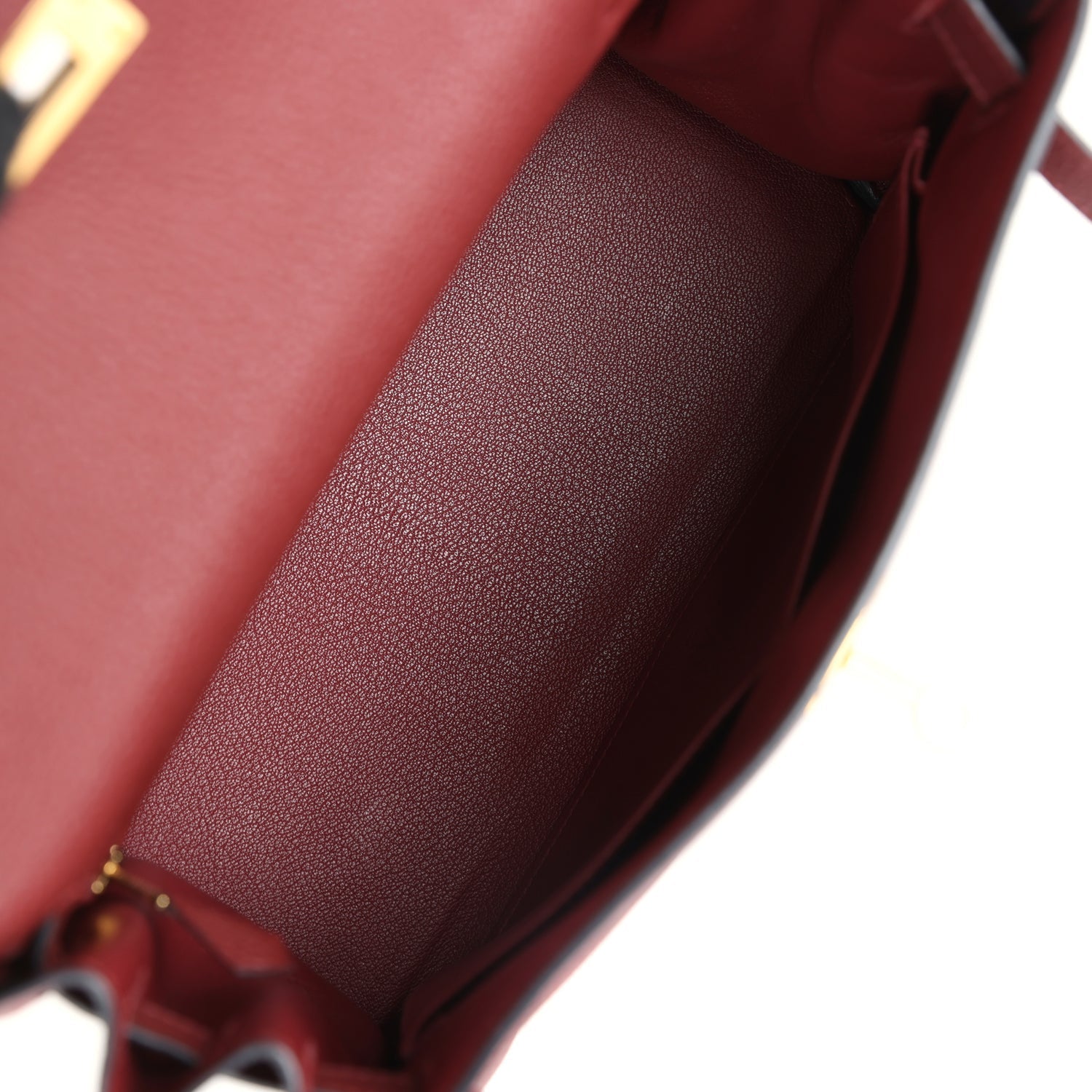 Hermes Kelly Retourne 28 Rouge H Togo Gold Hardware - Exclusu